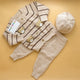2 Piece Imported Woolen Suit with Cap - Lines - Winter
