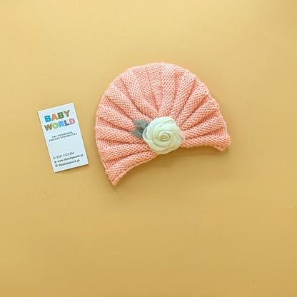 Baby Wool Cap - Rose - Winter