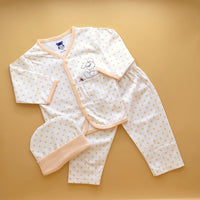 Baby Suit with Cap - Dots