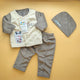 3 Pieces Baby Suit with Cap - Panda 🐼 - Winter