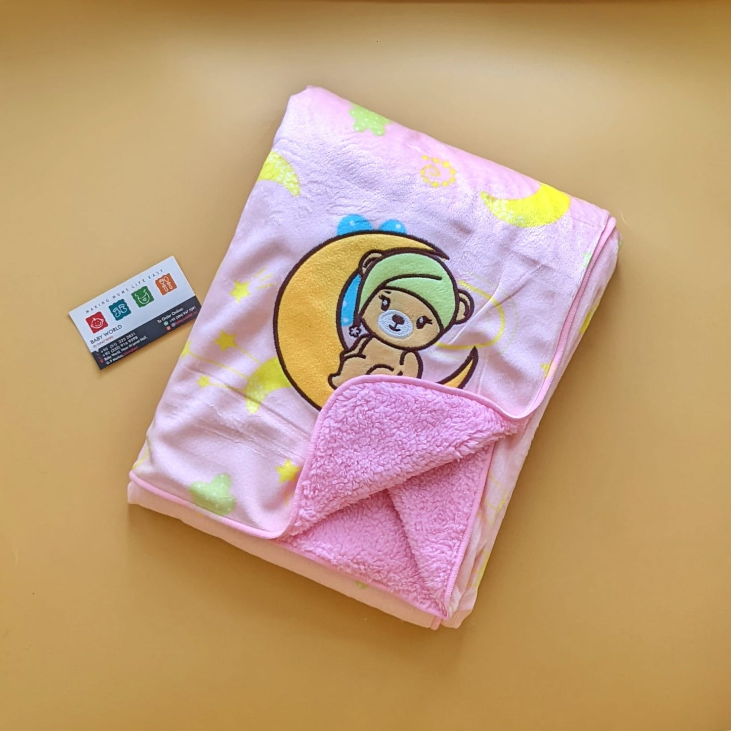 Double Layer Baby Blanket/Wrapping Sheet