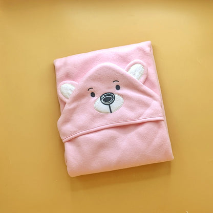 Hooded Wrapping Sheet/Blanket - Winter - Bear 🐻