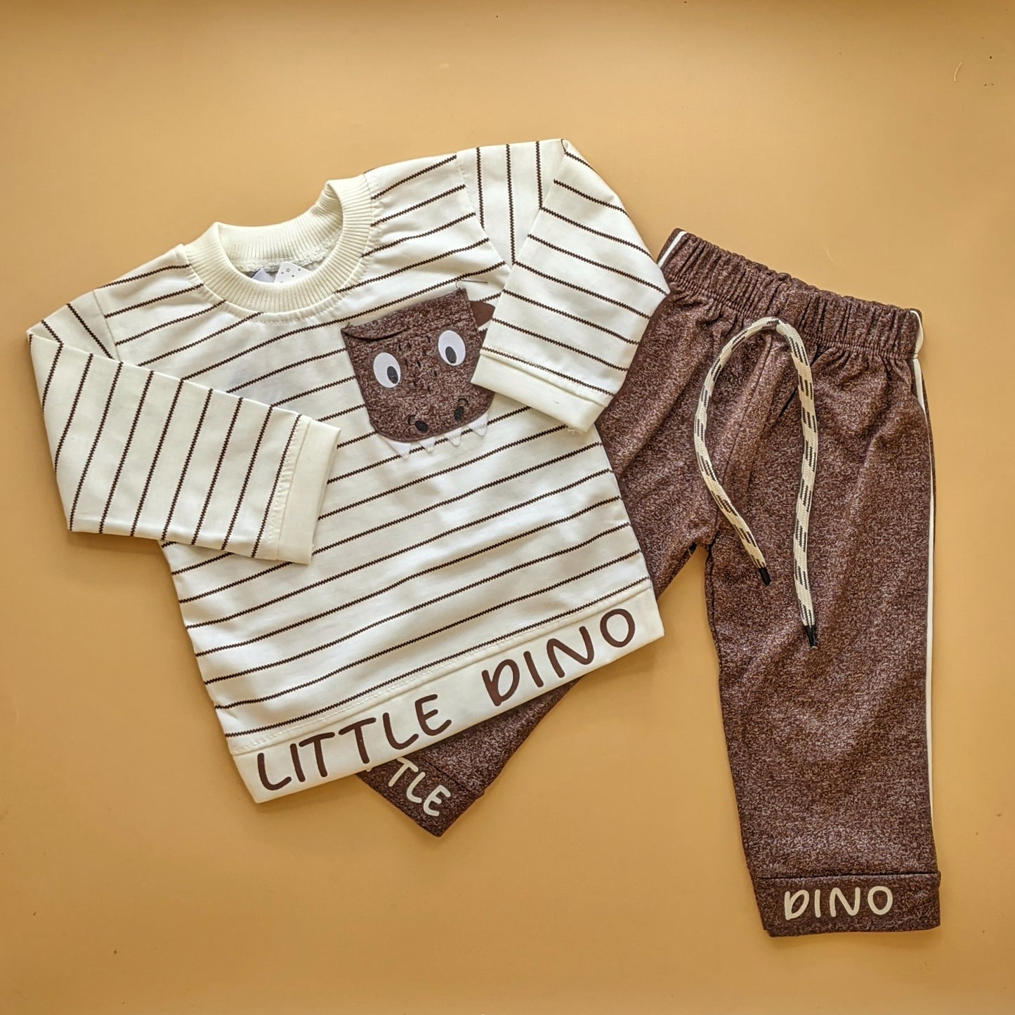 2 Piece Baby Suit - Little Dino