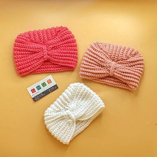 Premium Quality Crochet Handmade Baby Cap - Knot - Winter