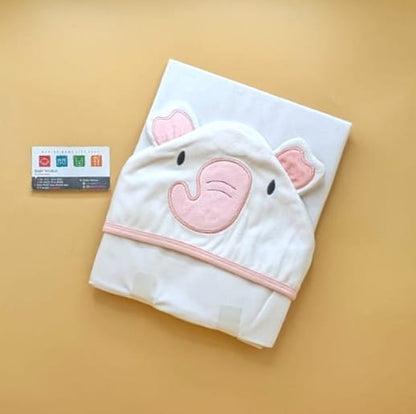 Hooded Wrapping Sheet/Blanket - Winter - Elephant 🐘