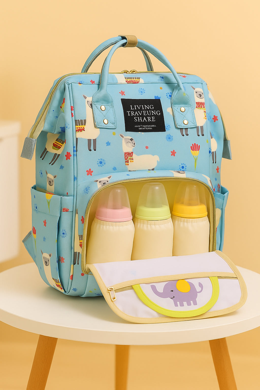 Baby Diaper Bag Pack - Alpaca 🦙