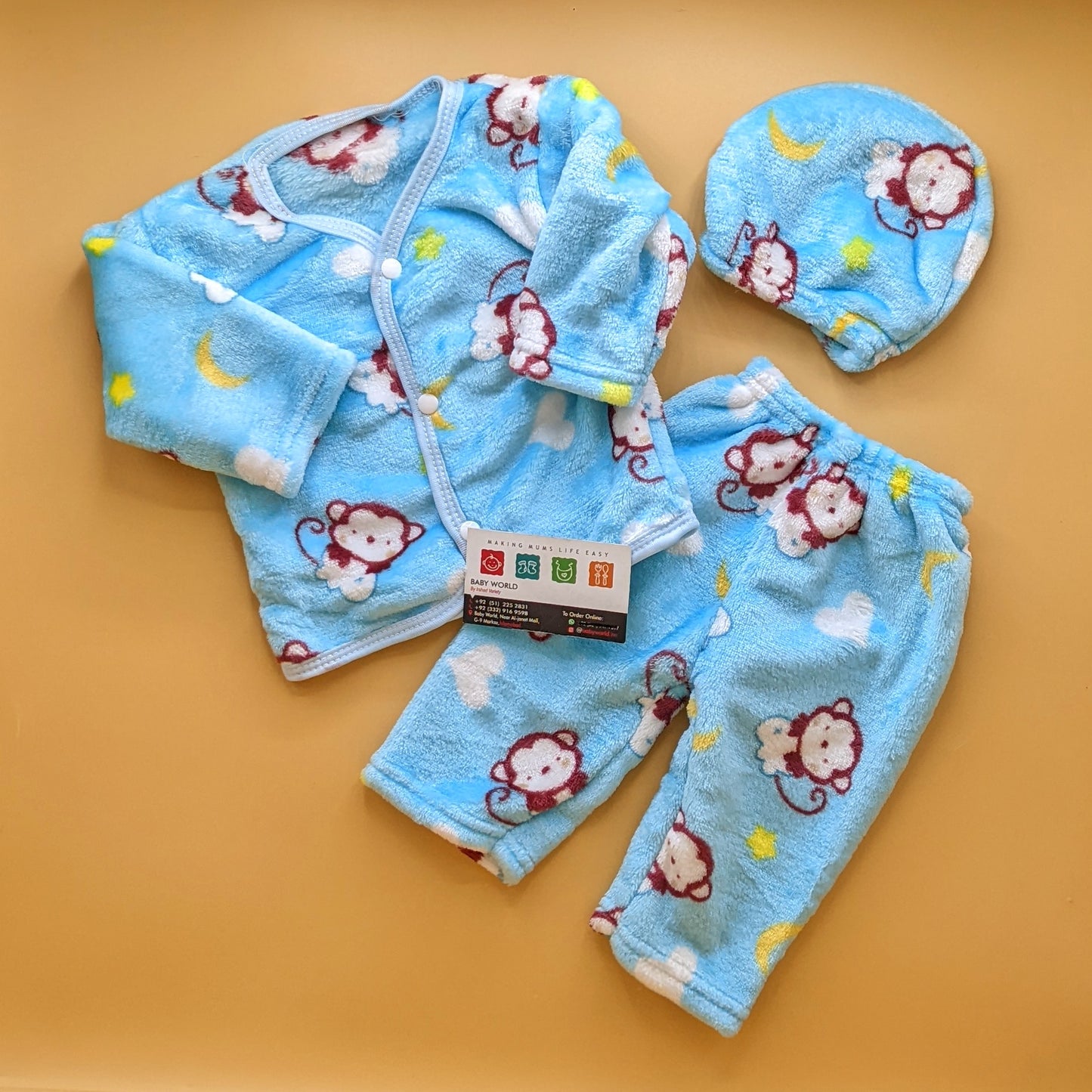 Baby Suit with Cap - Monkey 🐵 - Winter