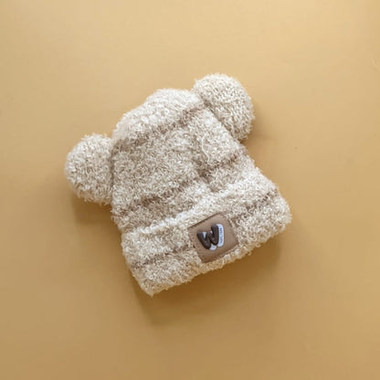 Baby Wool Cap - Lines - Winter