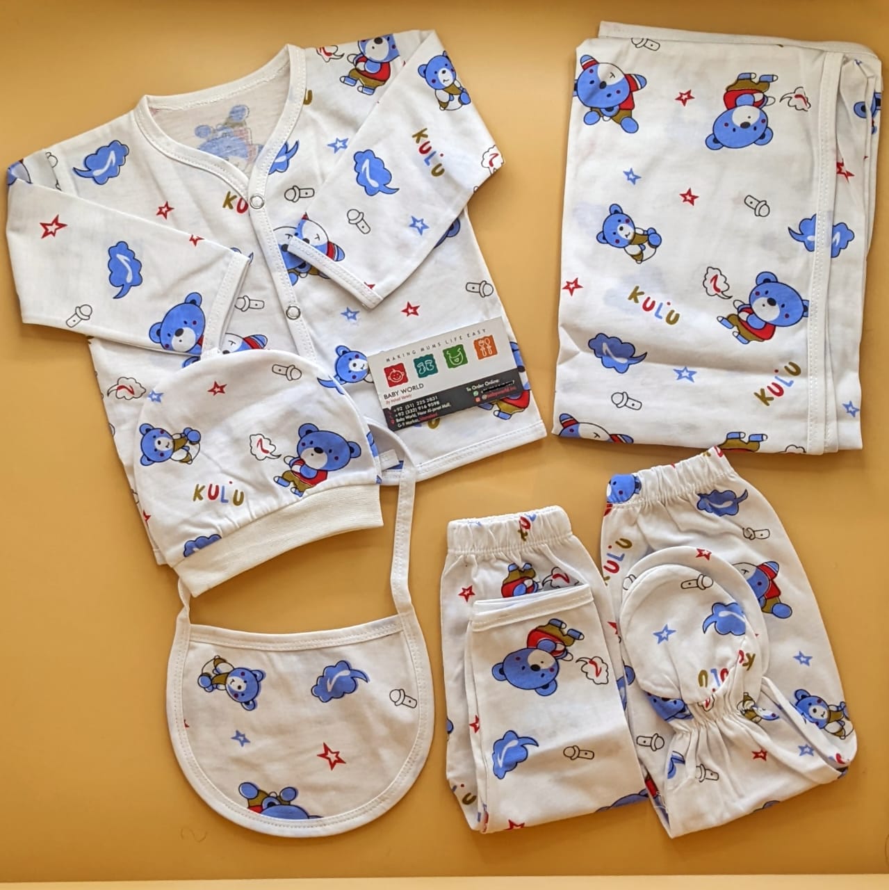 6 Pieces Starter/Suit Set - Kulu Bear