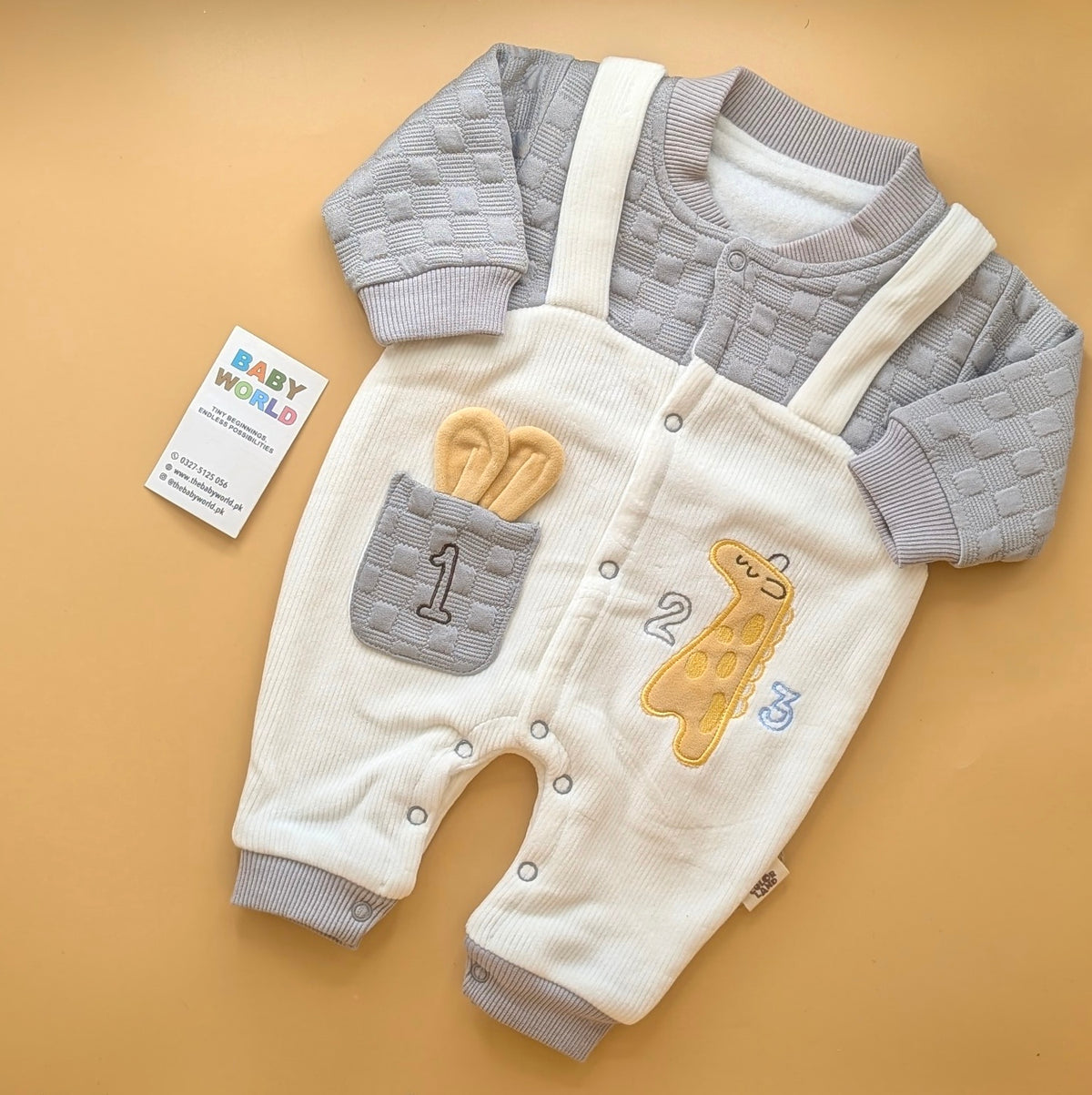 Premium Baby Romper - Giraffe 🦒- Winter