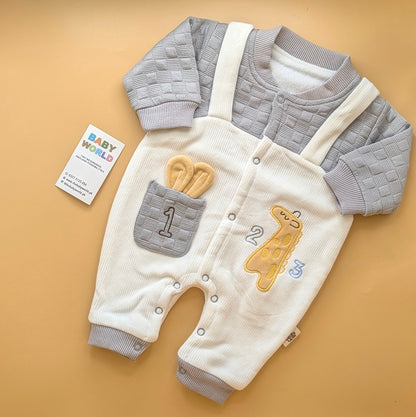 Premium Baby Romper - Giraffe 🦒- Winter