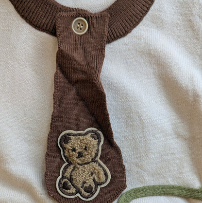 2 Piece Imported Woolen Suit with Cap - Bear 🐻 - Winter