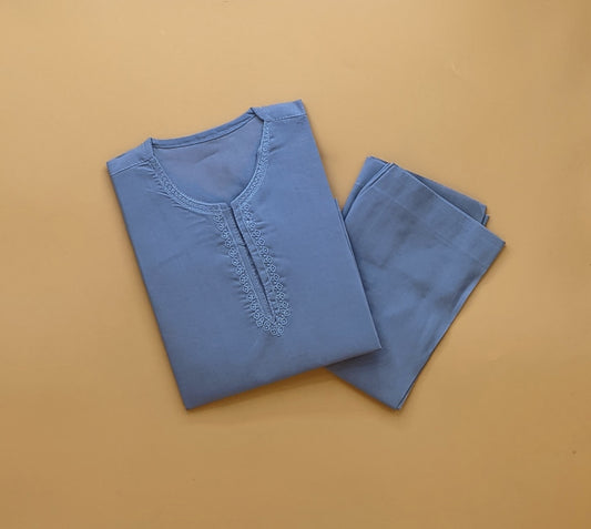 Kameez Shalwar - Mud Blue
