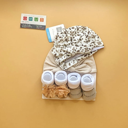 Pack of 2 Caps & 2 Booties