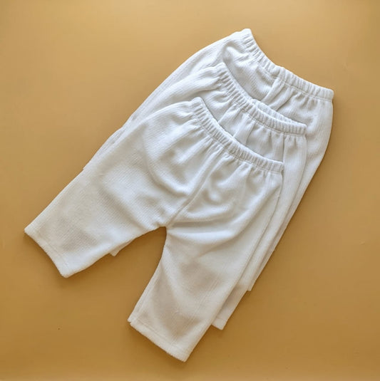 Pack of 3 Pajamas - Winter - White