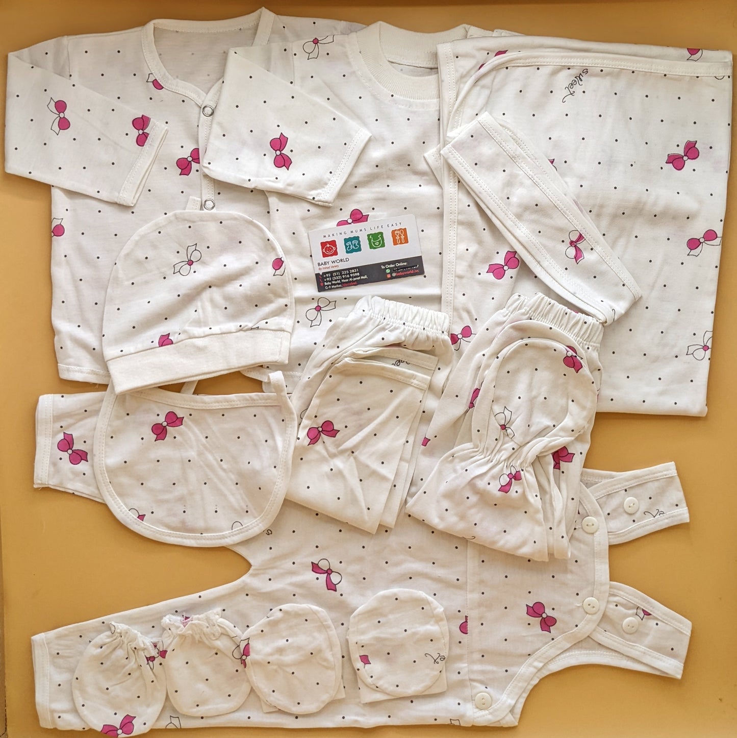 11 Pieces Suit Set - Bow