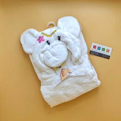 Character Hooded Wrapping Sheet/Blanket - Winter
