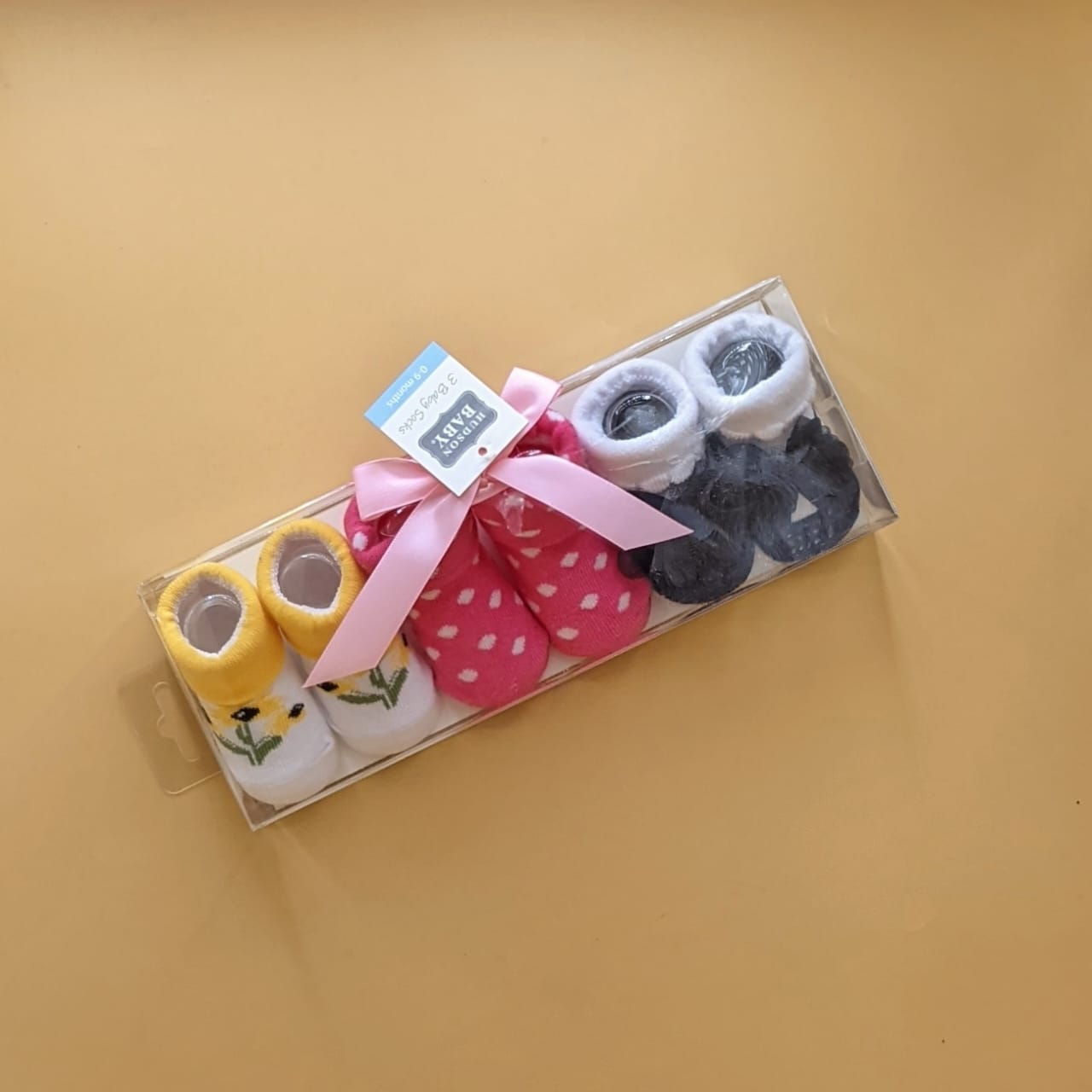 Baby Pack of 3 Booties Set