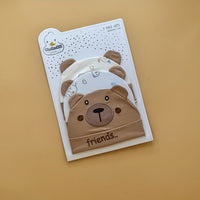 Pack of 3 Caps - Bear/Friends