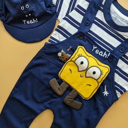 Baby Romper/Jumpsuit - Half Sleeves - Yeah Owl 🦉