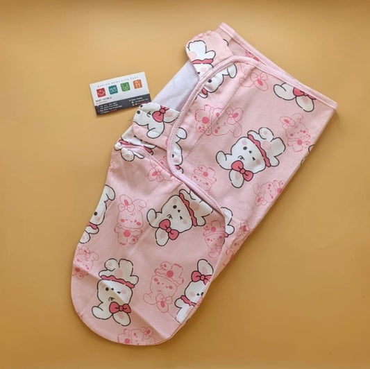 Swaddle Wrap - Kitty - Pink