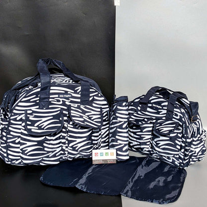 4 Pieces Bag Set - Line Pattern