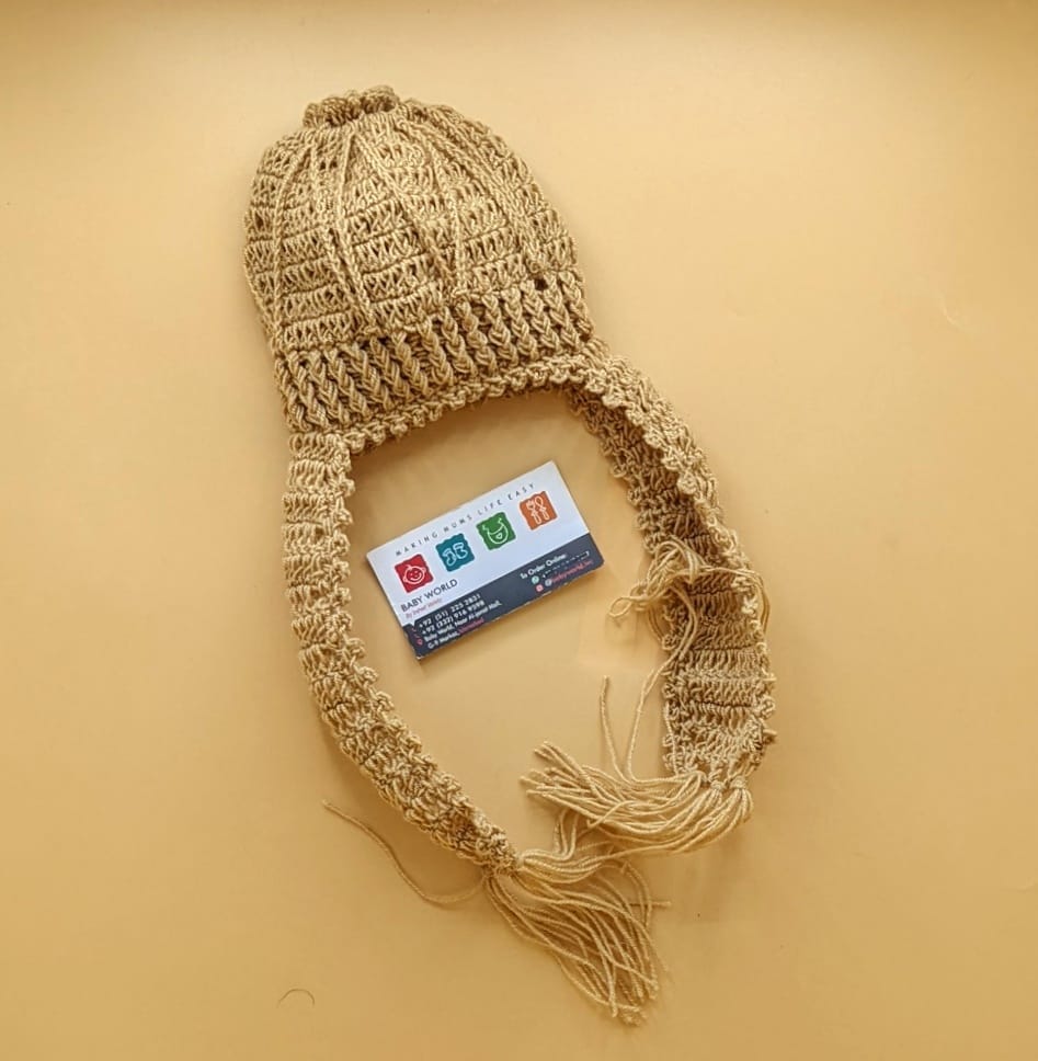 Baby Wool Cap with Tails - Winter