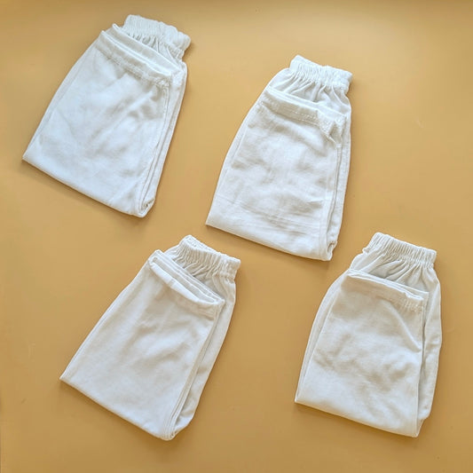 Pack of 4 Pajamas - White