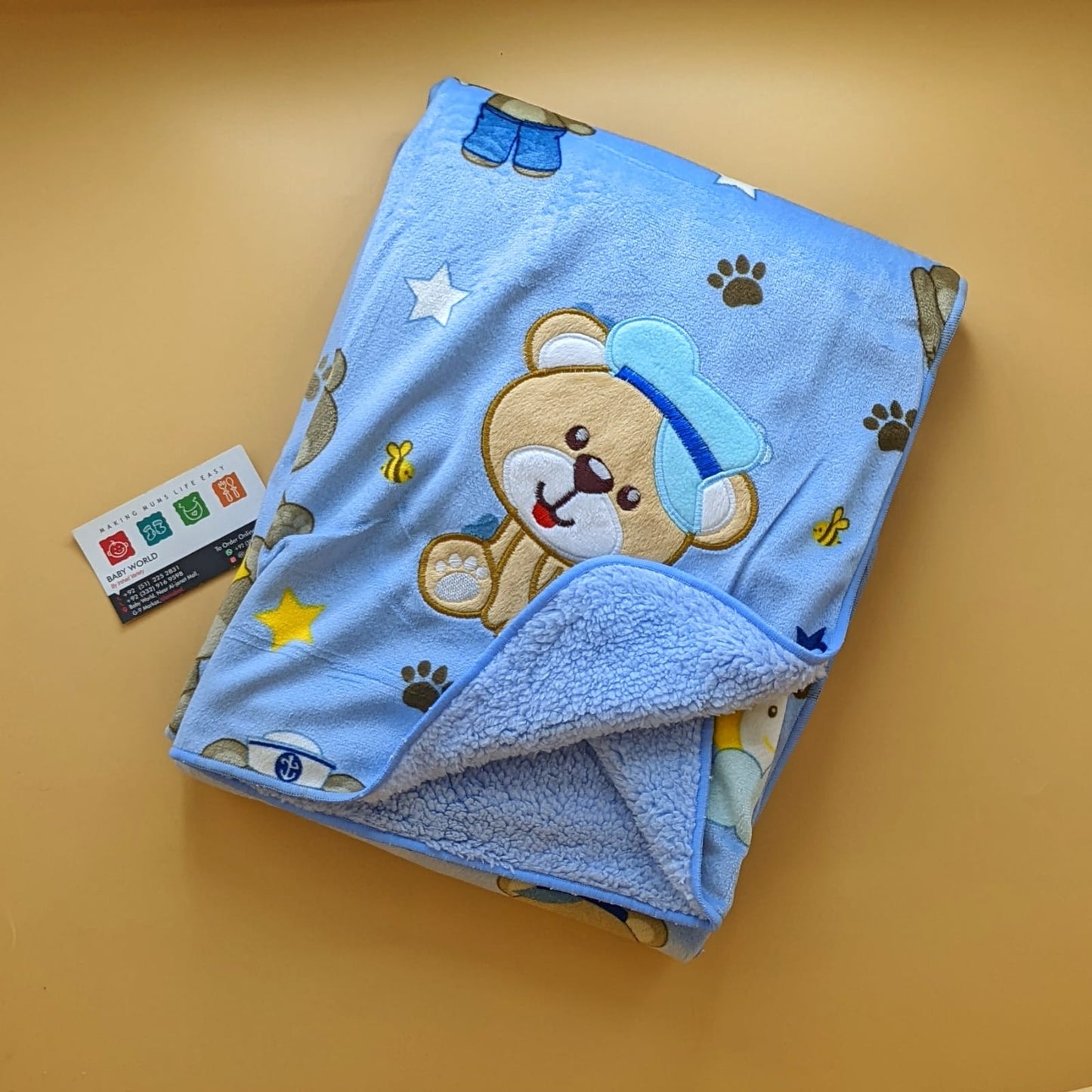 Double Layer Baby Blanket/Wrapping Sheet