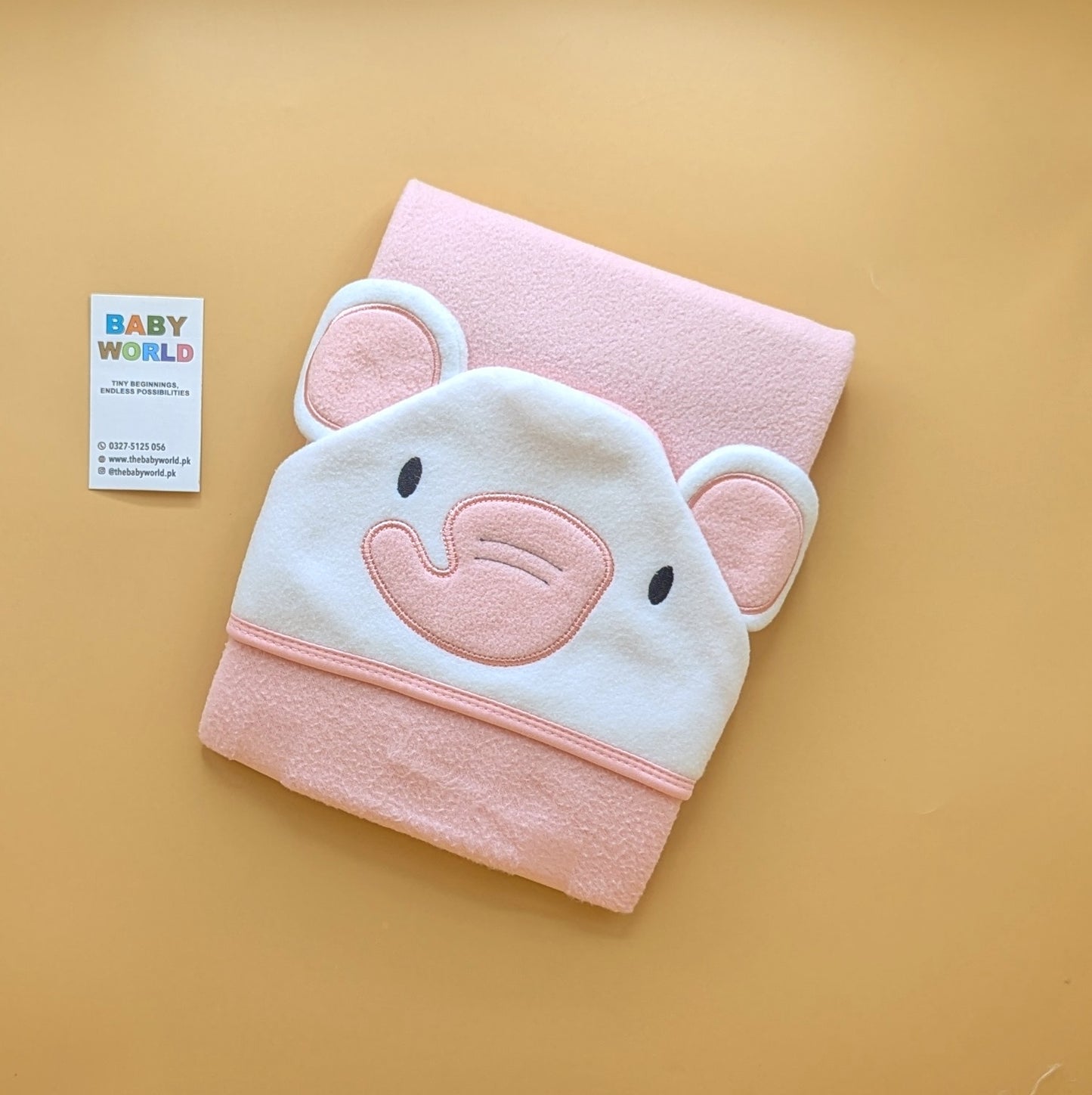 Baby Hooded Wrapping Sheet/Blanket - Winter - Elephant 🐘