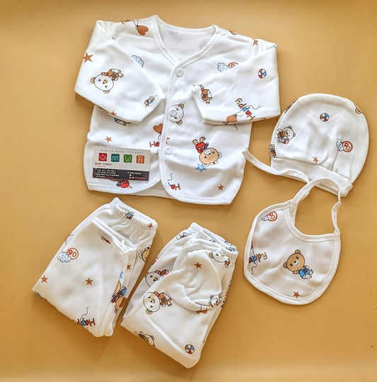 5 Pieces Suit Set - Winter - Happy Bear 🐻