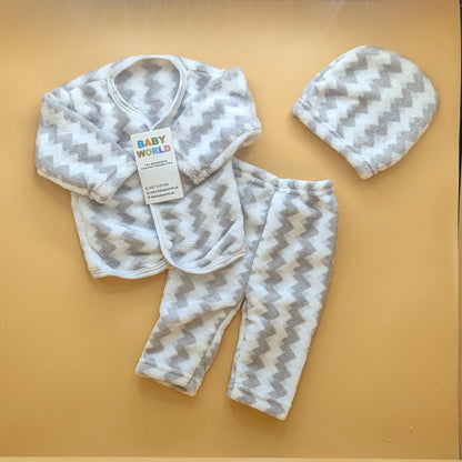 Baby Suit with Cap - Pattern - Winter