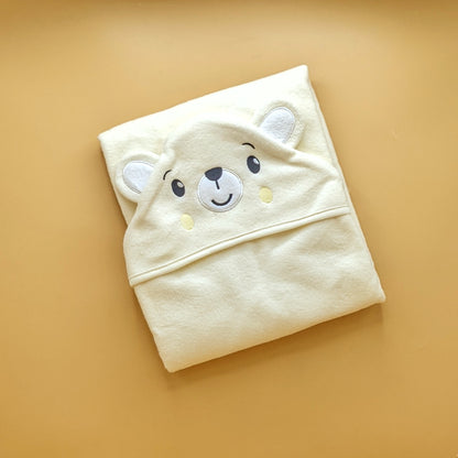 Hooded Wrapping Sheet/Blanket - Winter - Bear 🐻