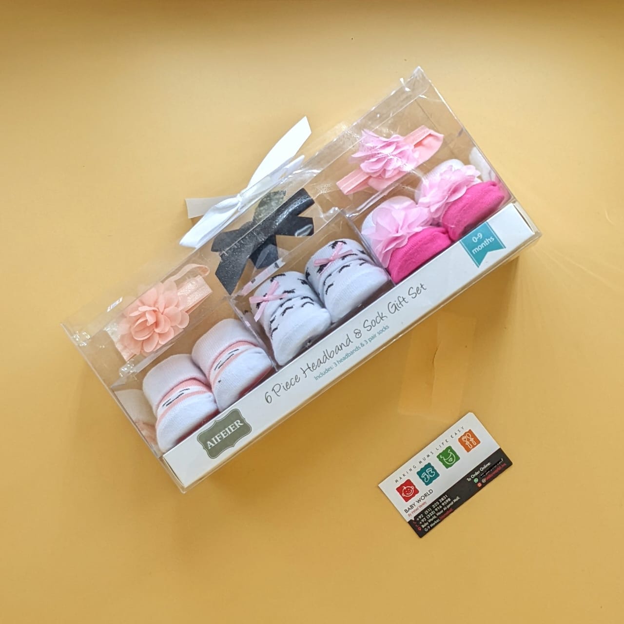 Pack of 3 Booties & Headbands Set