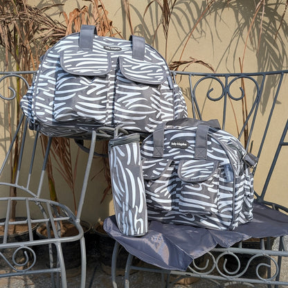 4 Pieces Bag Set - Line Pattern