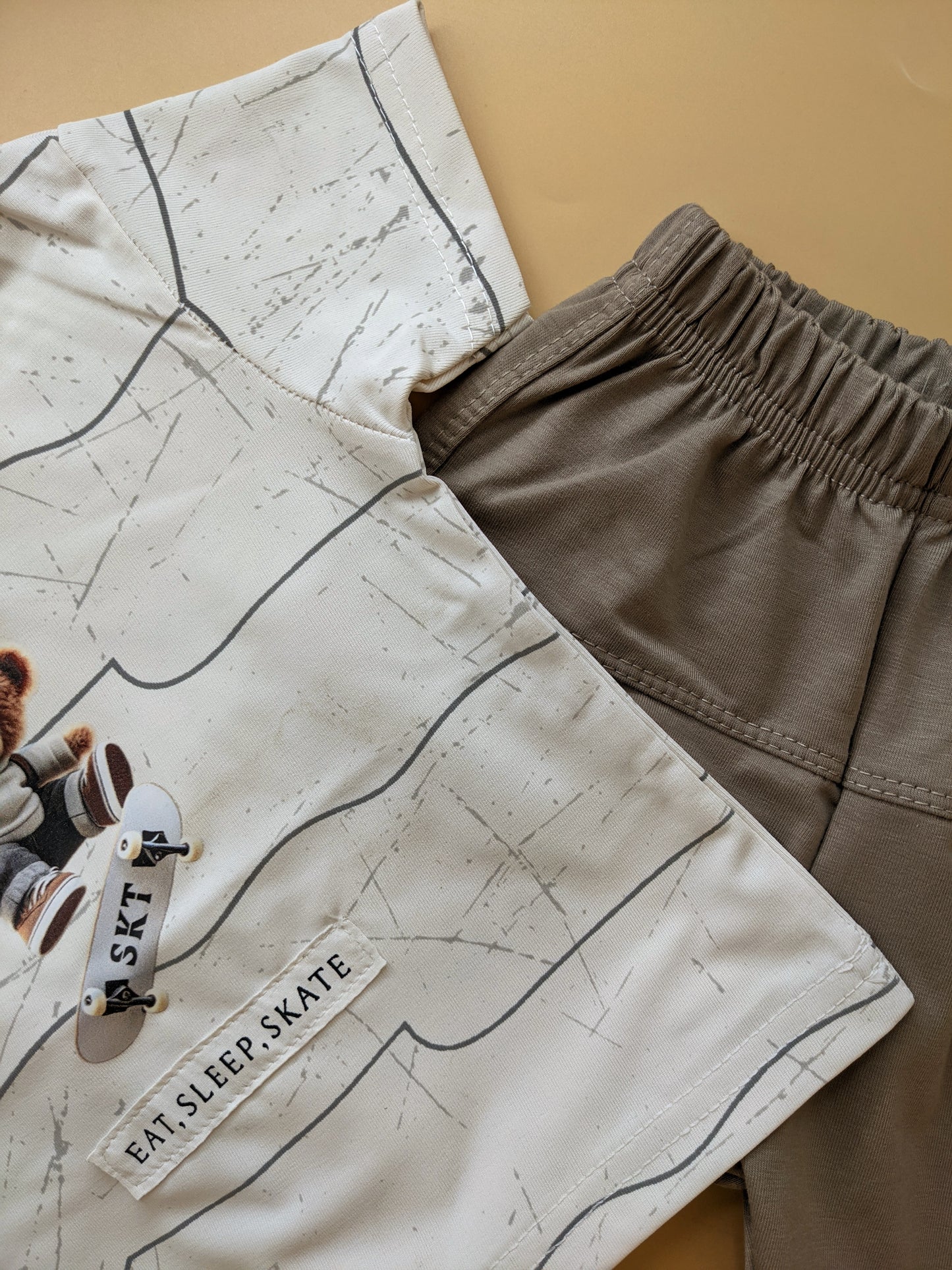 Baby Co-Ord Set - Eat, Sleep, Skate
