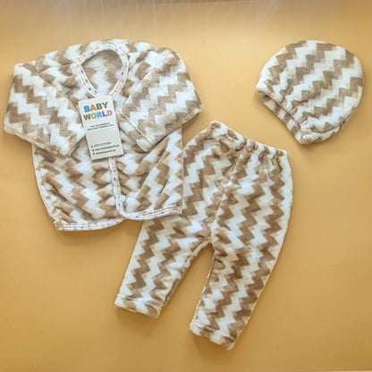 Baby Suit with Cap - Pattern - Winter