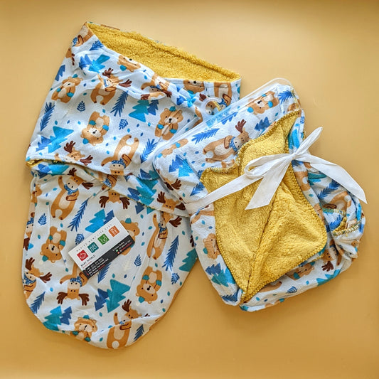 Swaddle Wrap & Blanket - Winter - Bear