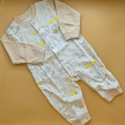 Baby Romper - Car