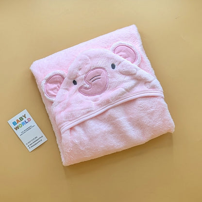 Baby Hooded Wrapping Sheet/Blanket - Elephant 🐘 - Winter