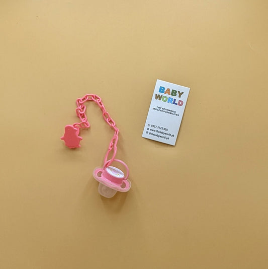 Pacifier with Chain - Round