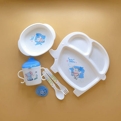 6 Pieces Feeding Set - Elephant