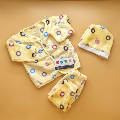 Baby Suit with Cap - Winter - Circle