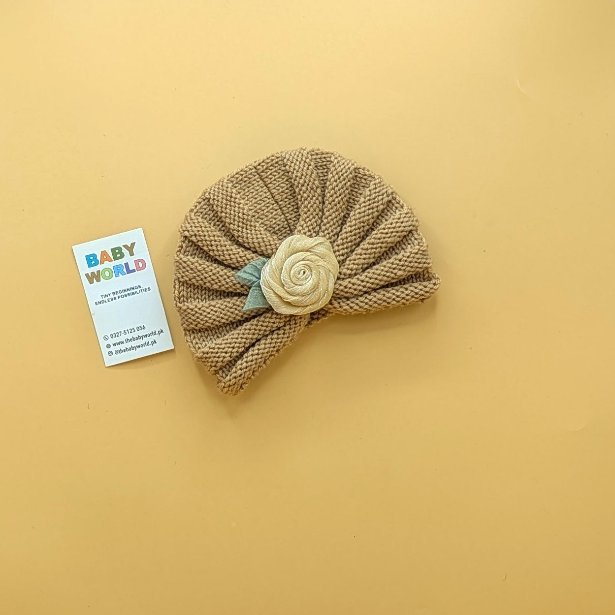 Baby Wool Cap - Rose - Winter
