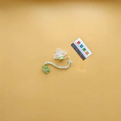 Pacifier with Chain - Beeds - Kitty