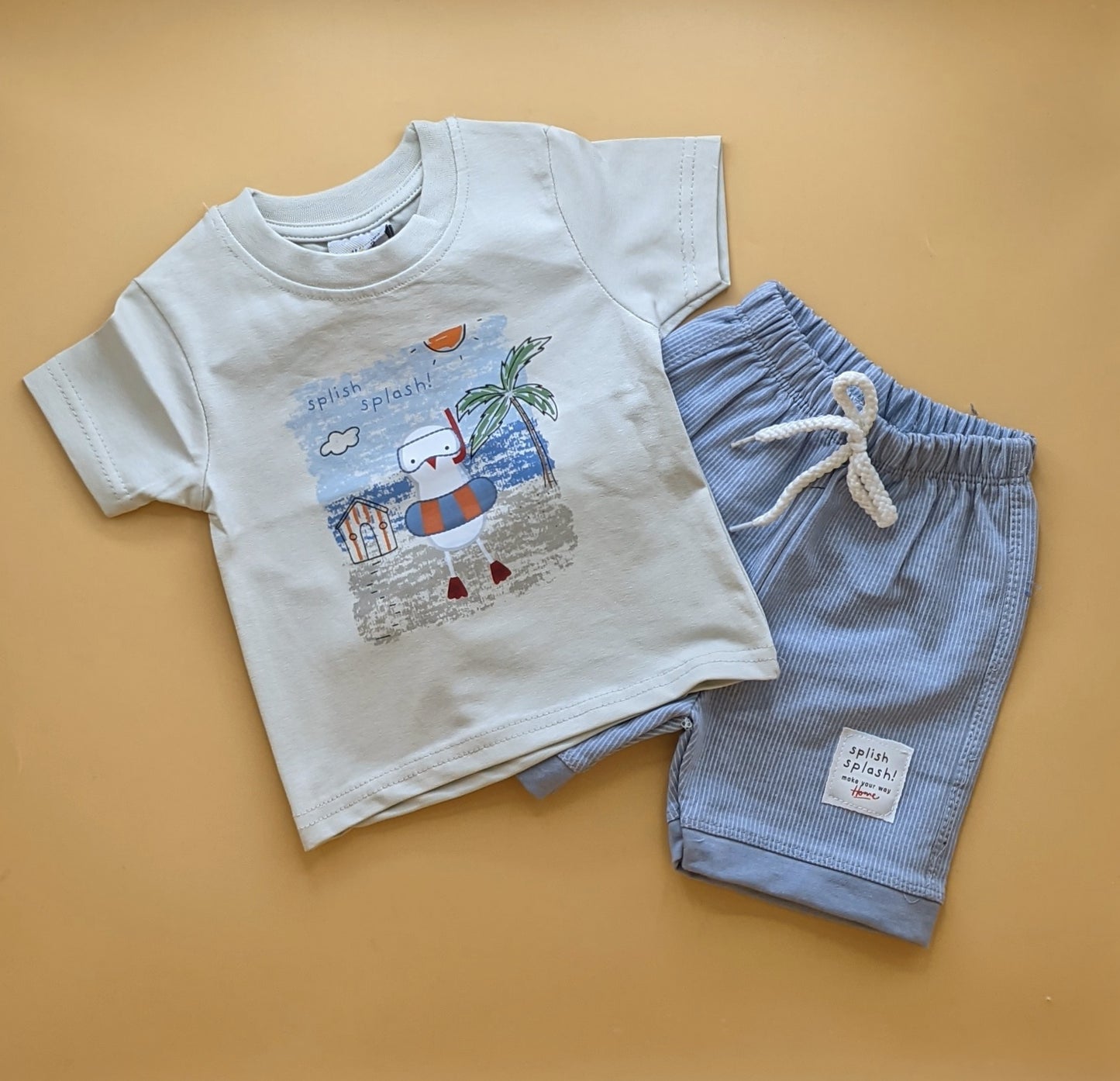 Baby Co-Ord Set - Splish Slpash !
