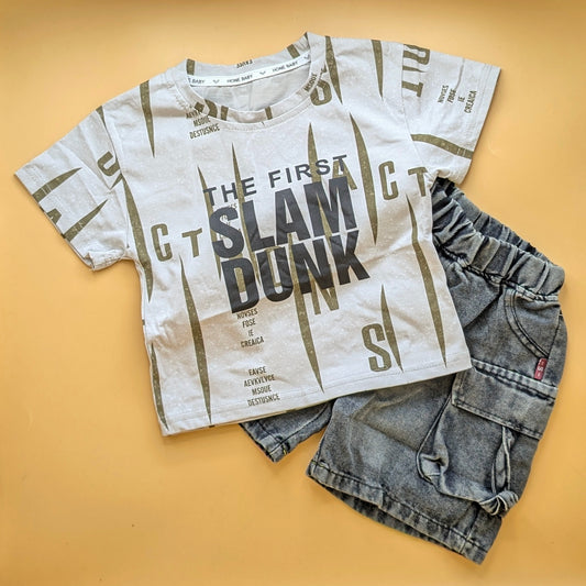 Baby Relaxed Fit Co-Ord Set - Slam Dunk