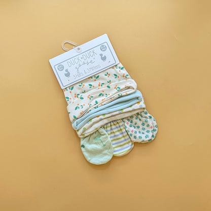 Pack of 3 Caps & 3 Mittens Pair