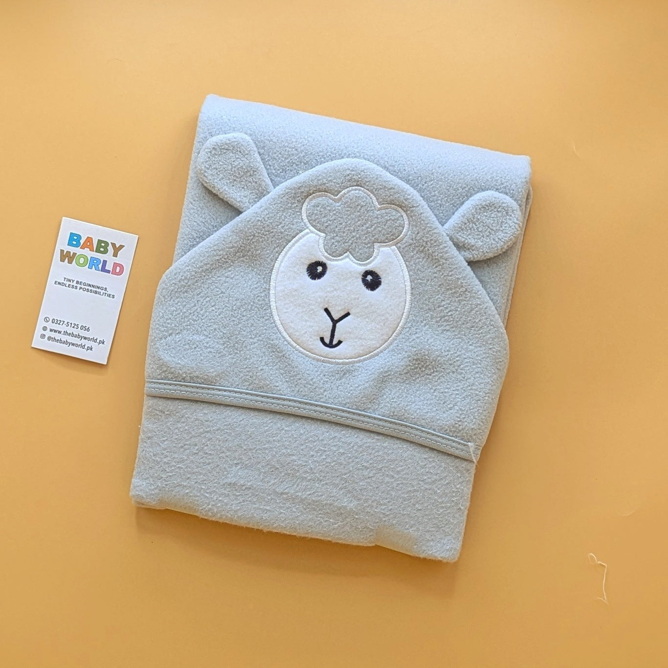 Baby Hooded Wrapping Sheet/Blanket - Winter - Sheep 🐑