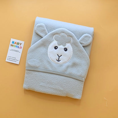 Baby Hooded Wrapping Sheet/Blanket - Winter - Sheep 🐑